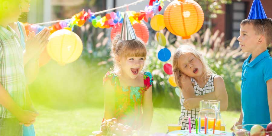 Band boeken voor een kinderfeest