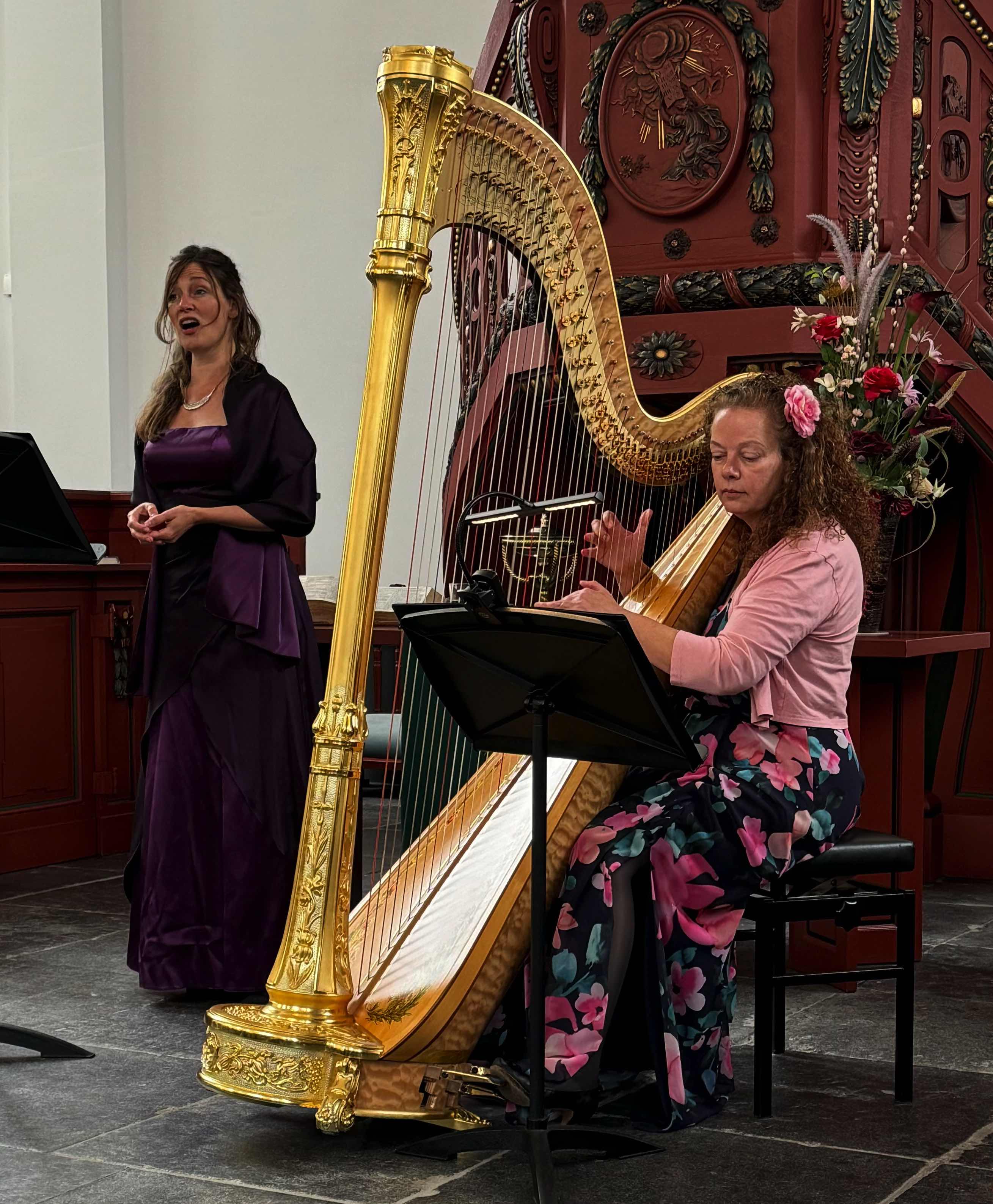 Duo Carmina: zang en harp